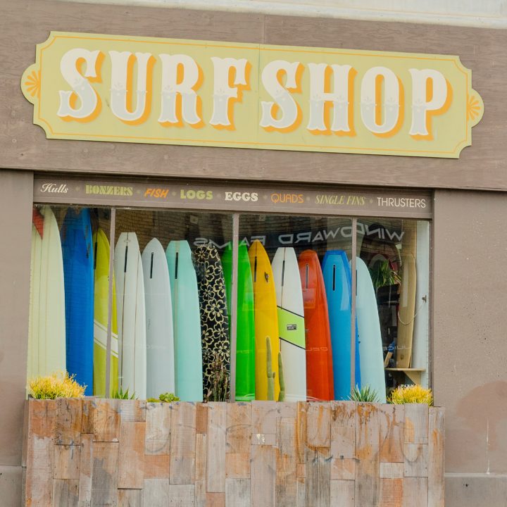 exterior of surf shop in Venice