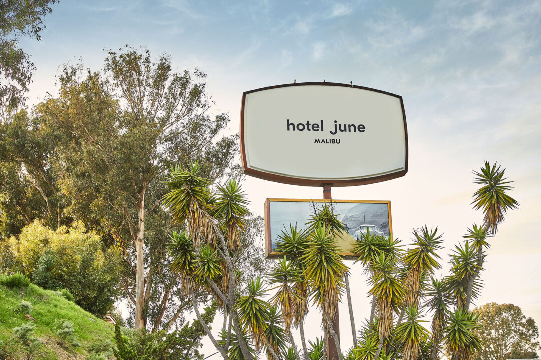 Hotel June Malibu Sign